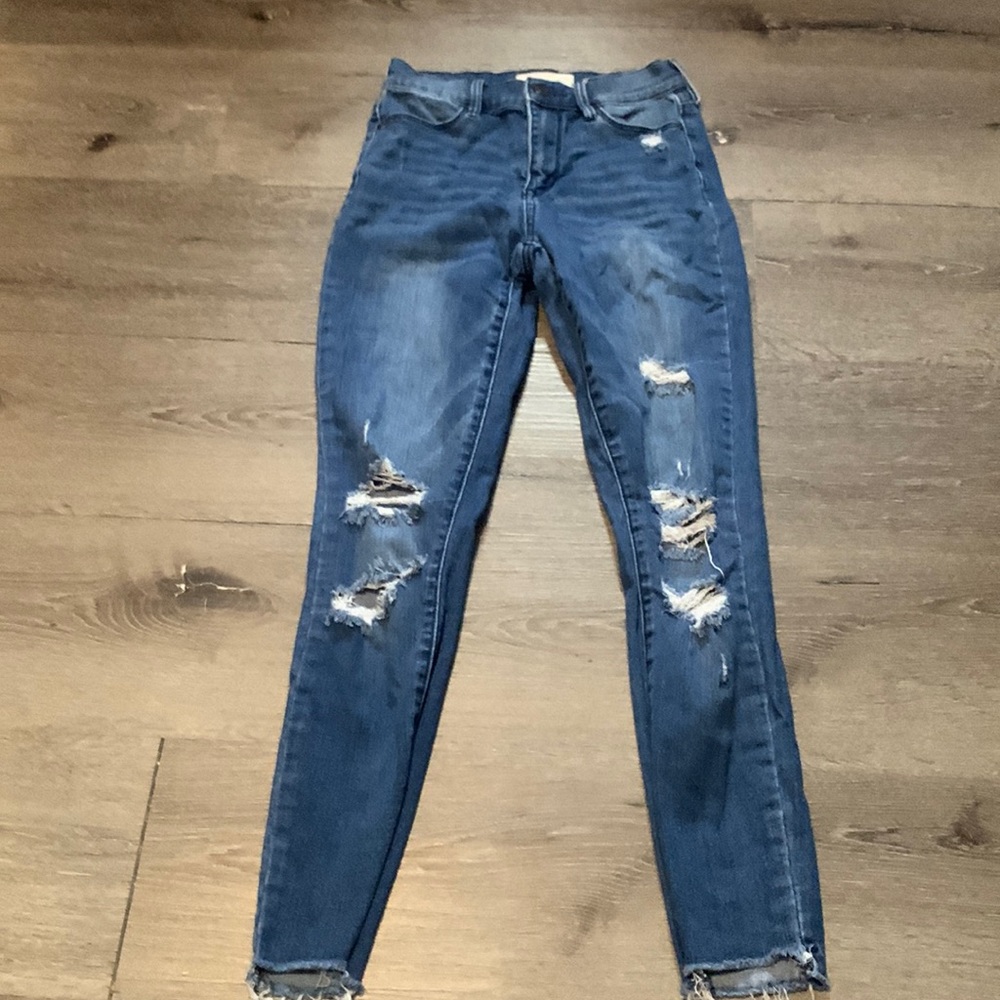 pacsun power super stretch high rise ankle jeggings 23